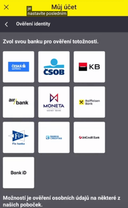 Ověření identity u Fortuny