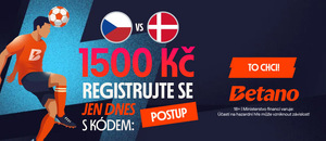 Berte dnes u Betana sázku zdarma 1500 Kč za registraci