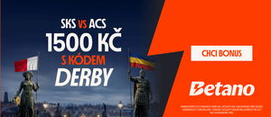 Dnešní Betano promo kód je DERBY
