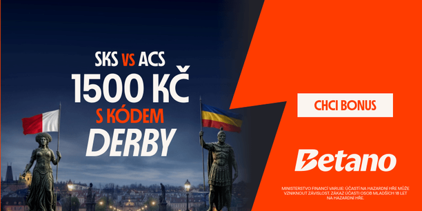 Dnešní Betano promo kód je DERBY