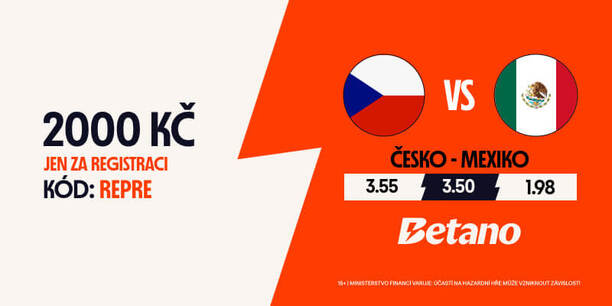 Vyzvedněte si sázku zdarma u&nbsp;Betana s&nbsp;promo kodem REPRE