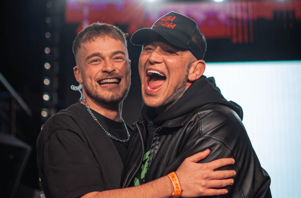 Moderátor Vláďa Kadlec a&nbsp;Vašek Baba Jaga Mikulášek