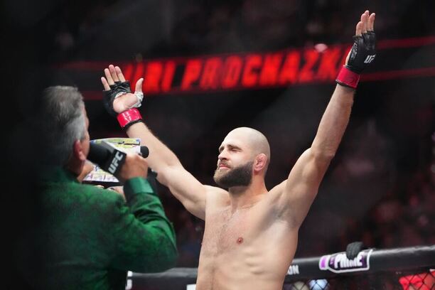 Jiří Procházka před posledním zápasem s Khalilem Rountreem na turnaji UFC 320