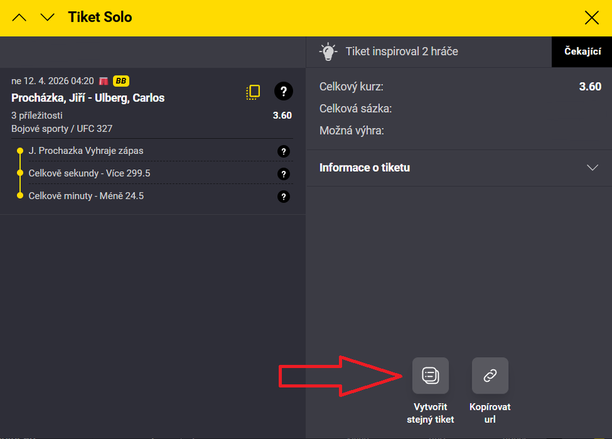 Jak duplikovat tiket u&nbsp;Fortuny