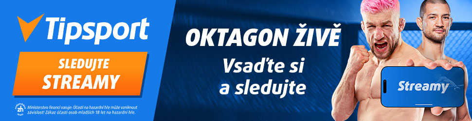 Vsaď si na Oktagon a sleduj živě přenosy na Tipsportu