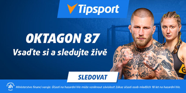 Sledujte Oktagon 87 živě na TV Tipsport