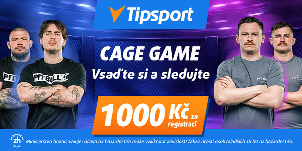 Vsaďte si na Cage Game a&nbsp;získejte bonus 1&nbsp;000&nbsp;Kč