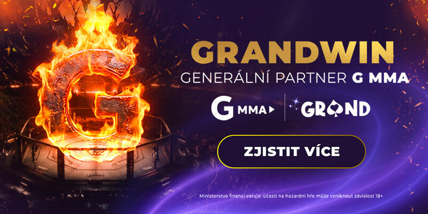 Online casino Grandwin je hlavním partnerem G MMA