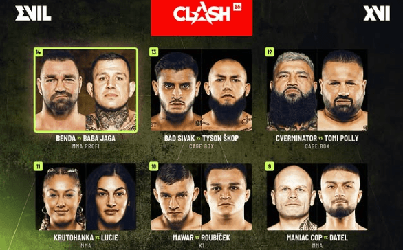Clash 16 je v&nbsp;plném proudu, sledujte online report na Fight-Live.cz