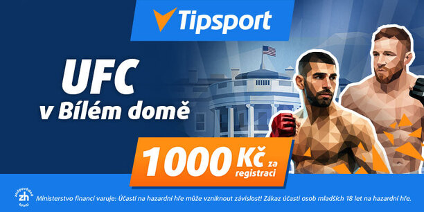 Vsaďte si na zápasy UFC v&nbsp;Bílém domě u&nbsp;Tipsportu