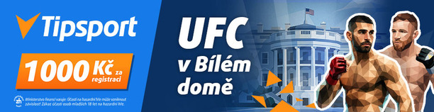 UFC v&nbsp;Bílém domě běží LIVE na Tipsport TV