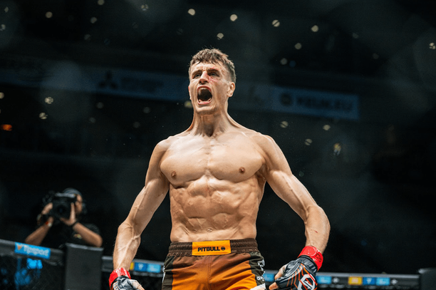 Matěj Peňáz po svém posledním MMA zápase na turnaji Oktagon 66