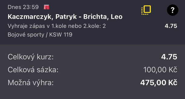 Sázka na Lea Brichtu u&nbsp;Fortuny