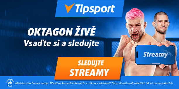 Sledujte OKTAGON živě na Tipsport TV