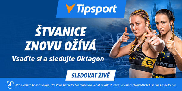 Sledujte Oktagon na Tipsport TV.