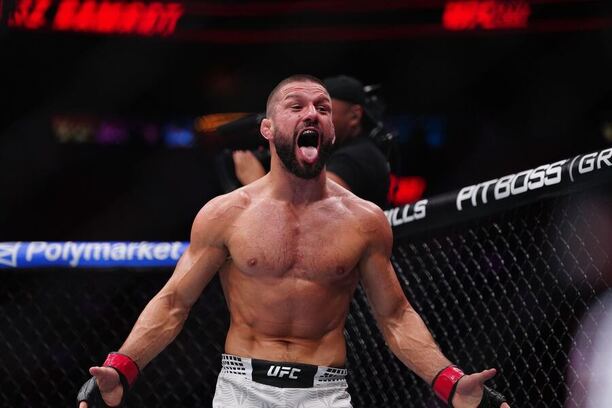 Mateusz Gamrot po vítězství na turnaji UFC 327