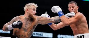 Jake Paul a Nate Diaz v boxerském zápase v roce 2023