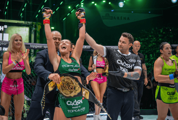 Nejlepší bojovnice v&nbsp;Clash MMA Hanka Gelnarová