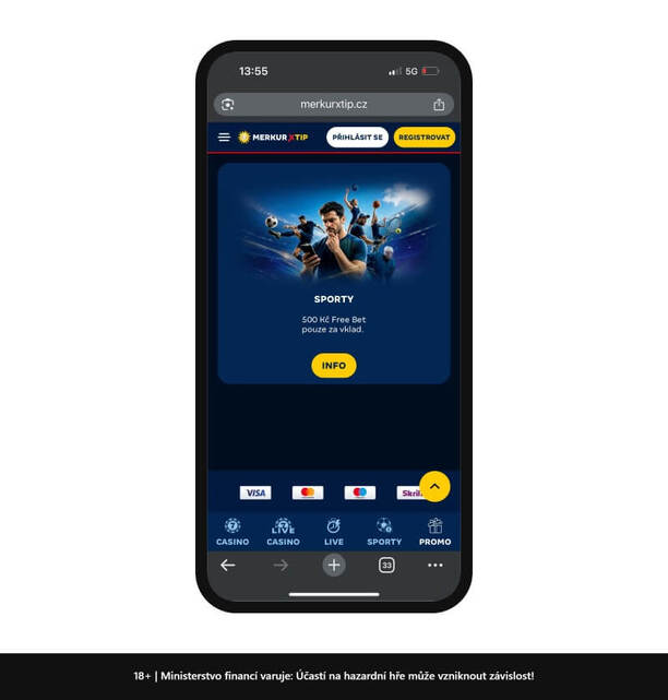 MerkurXtip nabízí uvítací bonus na první sázky