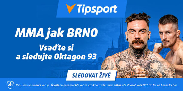 Sledujte Oktagon 93 zdarma u&nbsp;Tipsportu