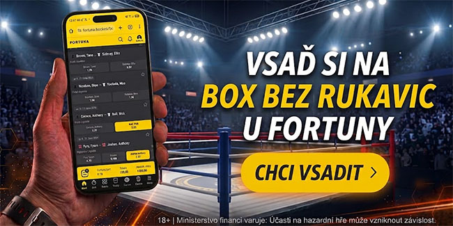 Vsaď si na box bez rukavic u Fortuny Vsaď si na box bez rukavic u Fortuny